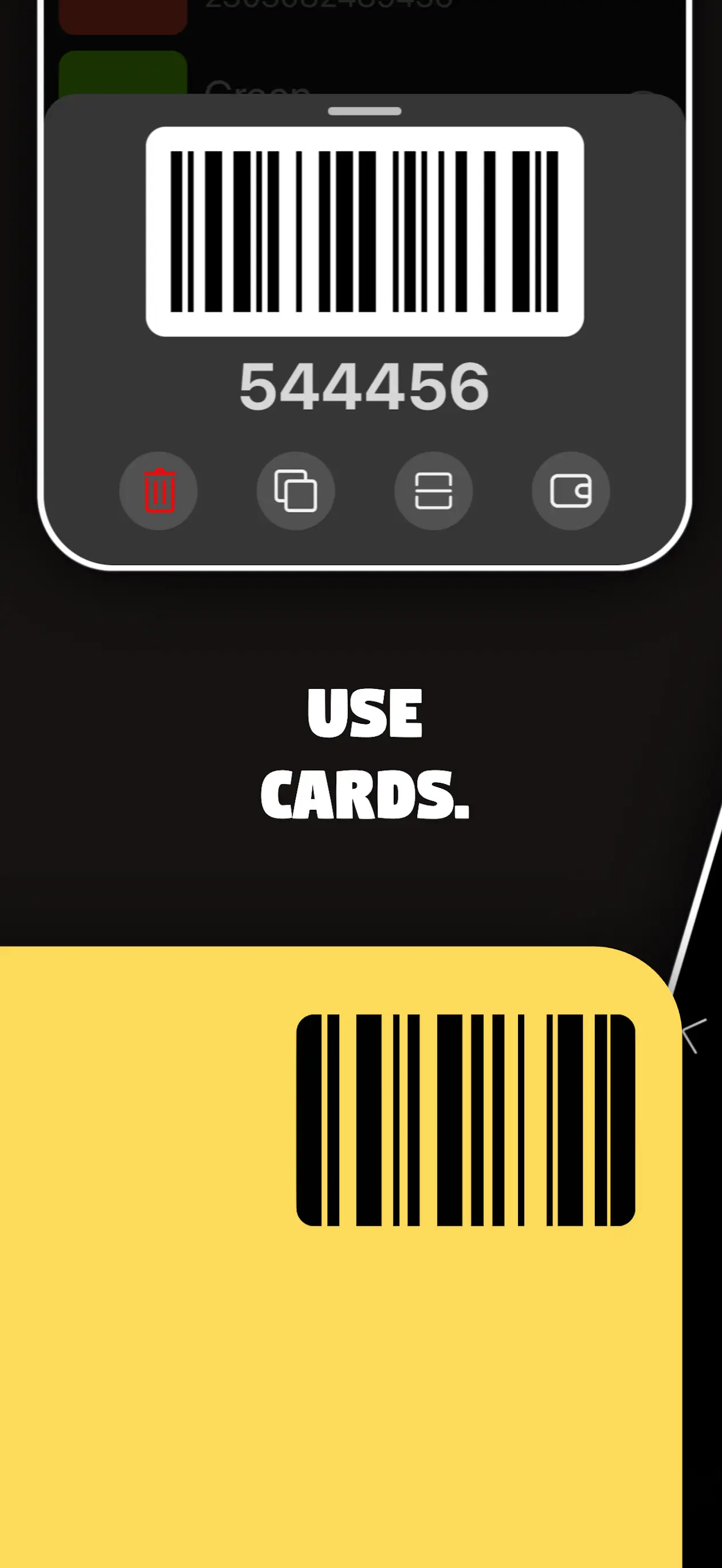 Show a loyalty card barcode at checkout in the Stocard app
